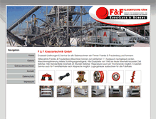 Tablet Screenshot of ff-klassiertechnik.de
